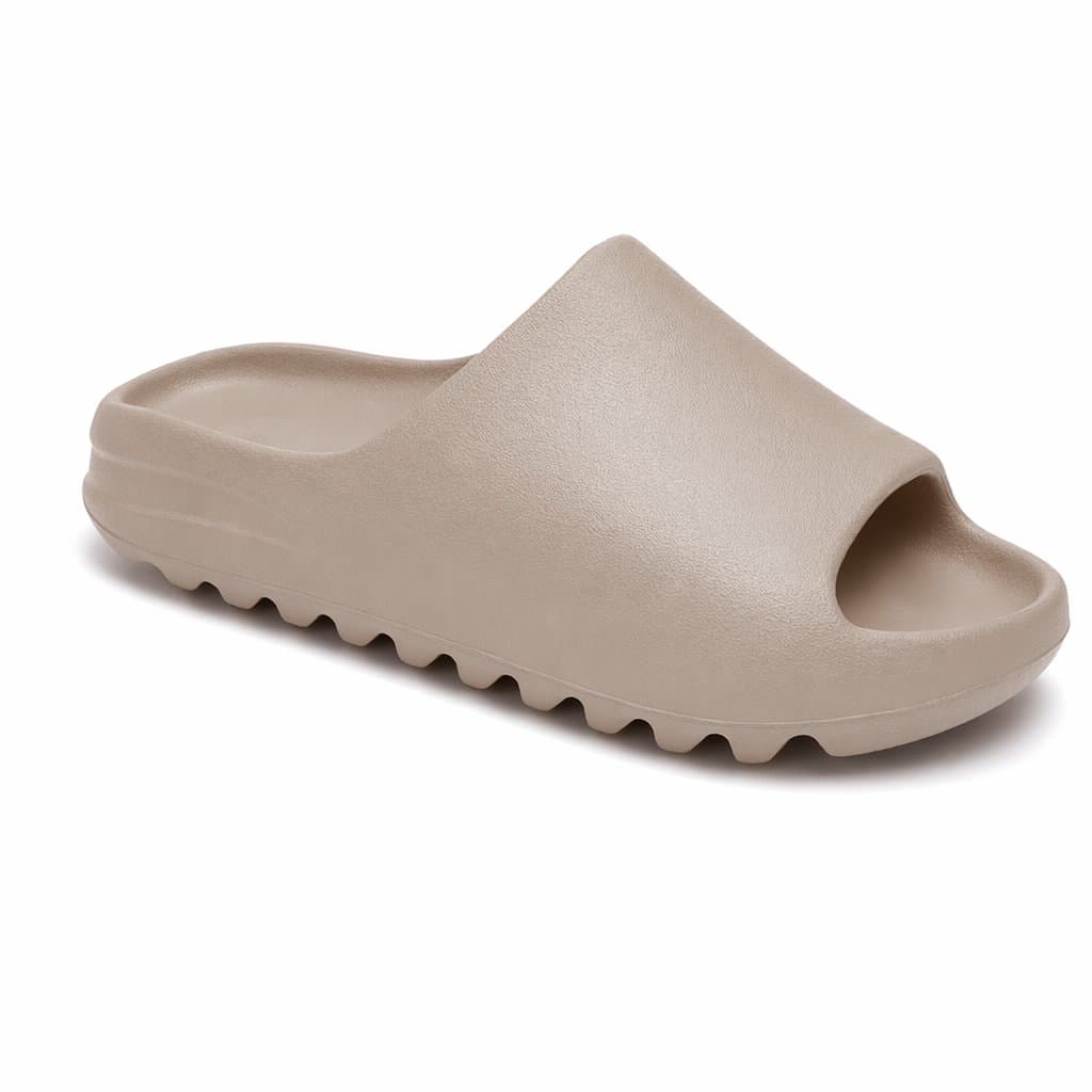 Sculpted Slide Sandal · Pure