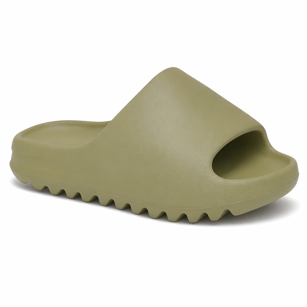Sculpted Slide Sandal · Resin