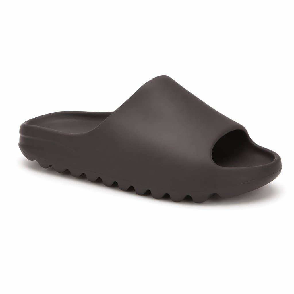 Sculpted Slide Sandal · Soot