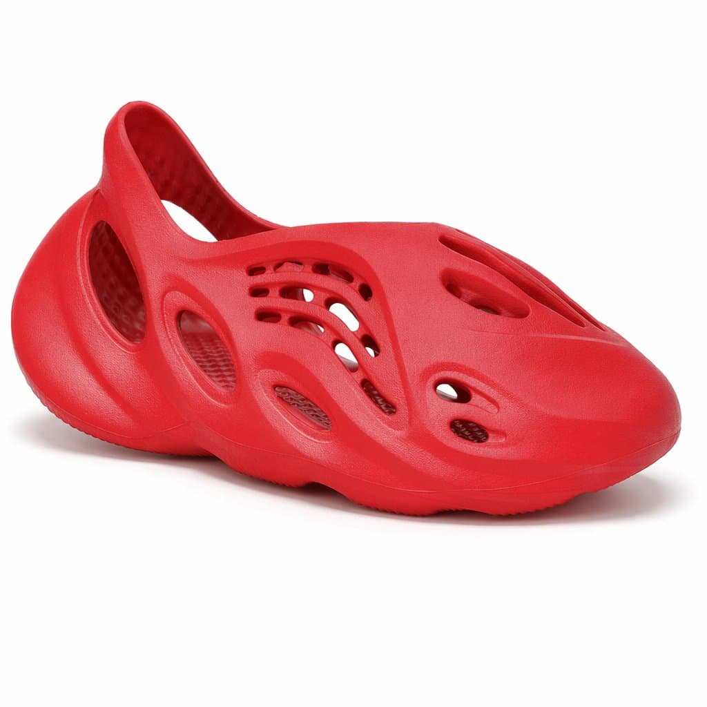 Sculpted Foam Clog Runner · Vermillion