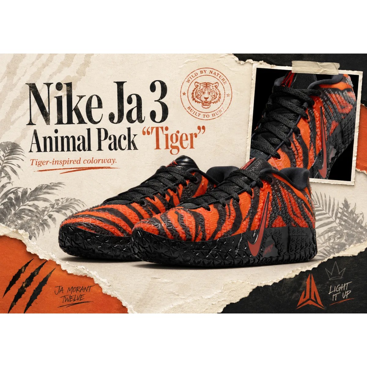 Nike Ja 3 Animal Pack Tiger