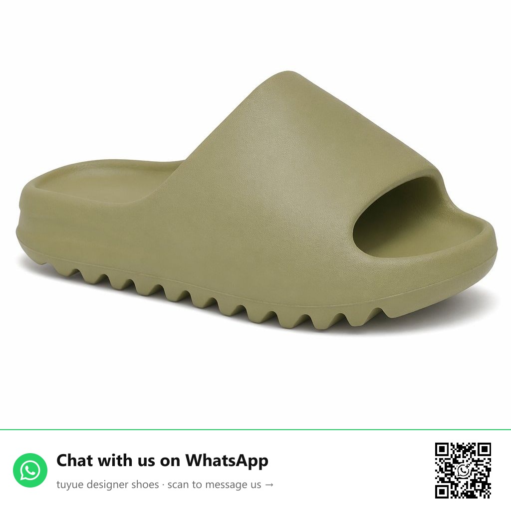 Sculpted Slide Sandal · Resin