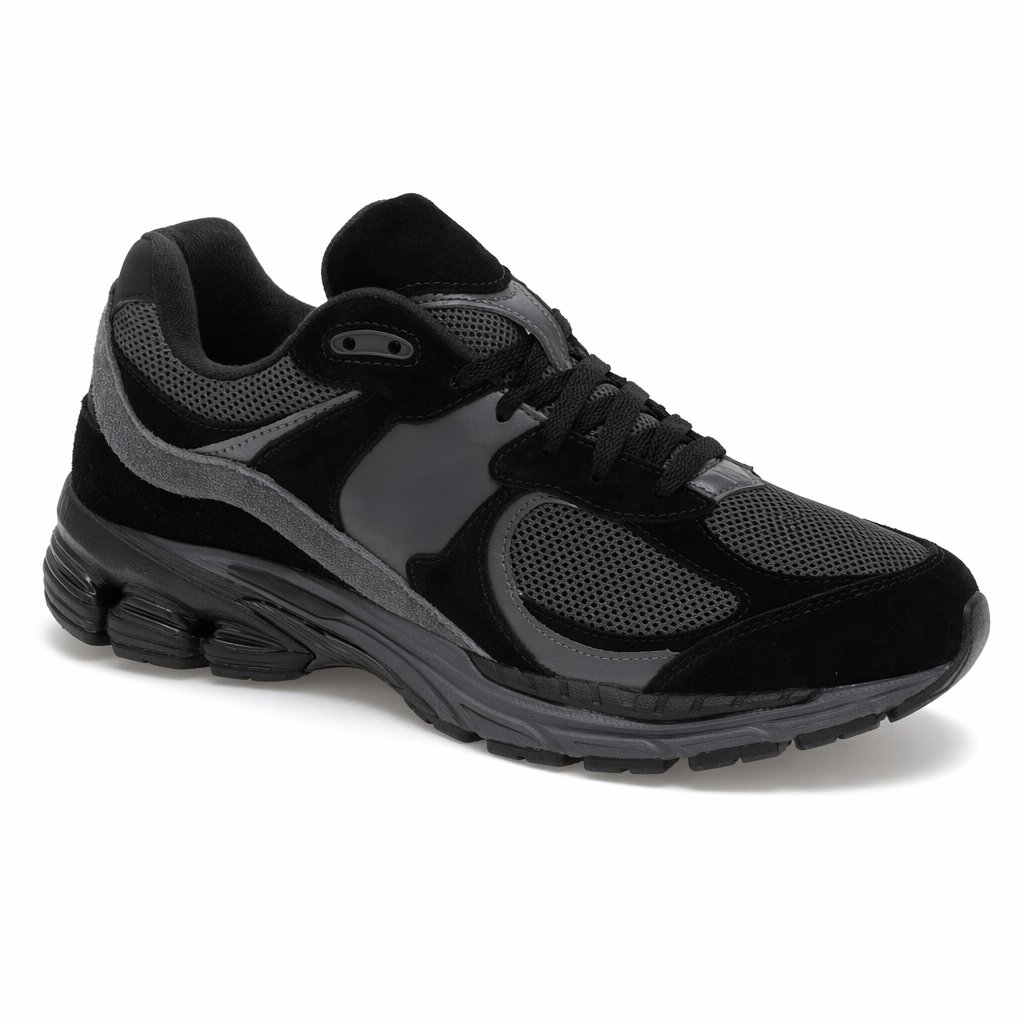Chunky Retro Dad Sneaker · Black/Dark Grey