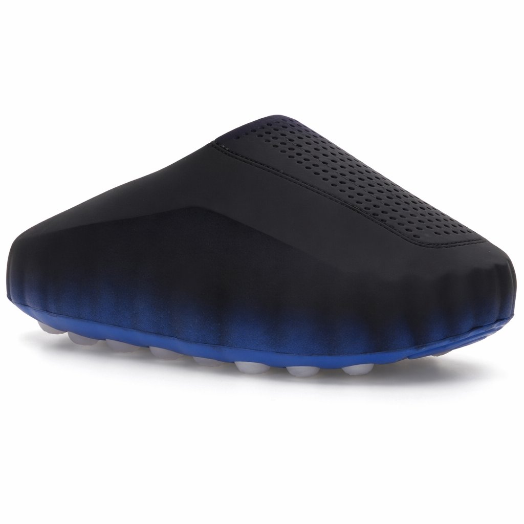 Cushioned Slide Sandal · Blue/Copper