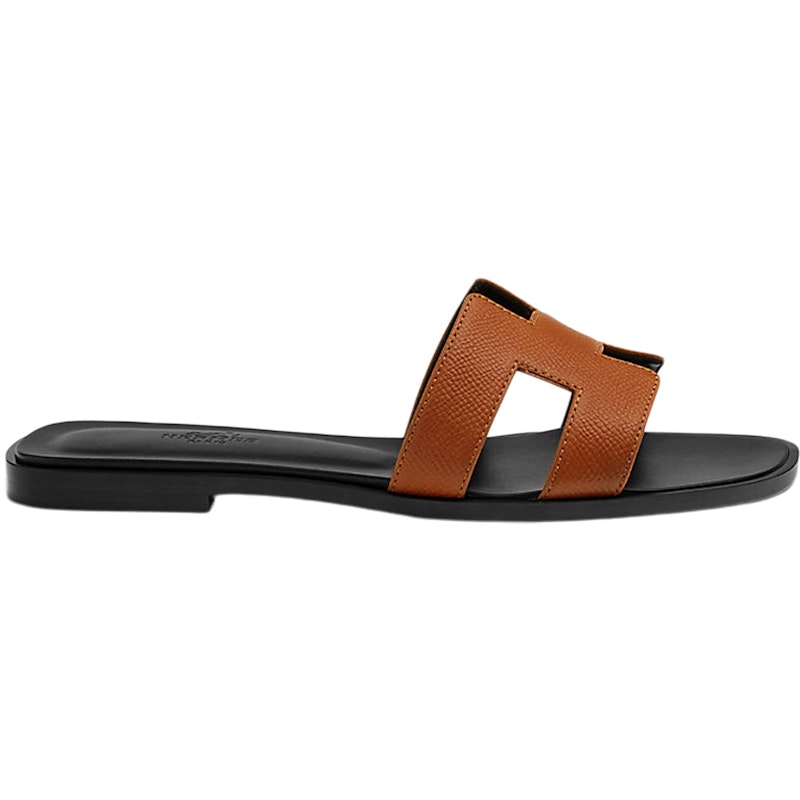 Hermes Oran Sandal Naturel Epsom Heritage Calfskin Leather